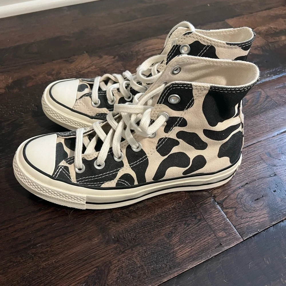 Converse Chuck Taylor 70 High ‘Cow Print” - Picture 2 of 6